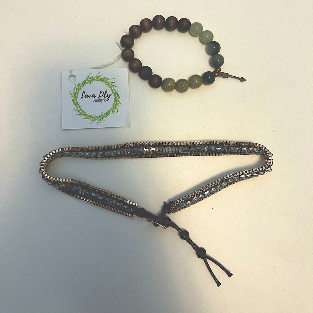 Choker Necklace and Bracelet Bundle